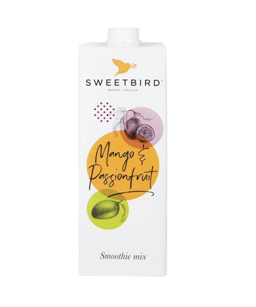 Glotnutis mangų ir pasiflorų “Sweetbird Mango & Passionfruit Smoothie”, 1 l