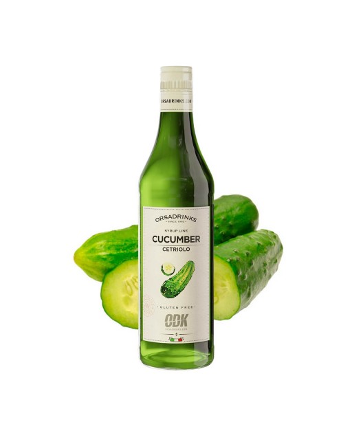 Sirupas kokteiliams  agurkų skonio Orsa Drinks "Cucumber", 750 ml