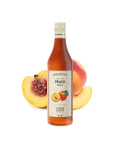 Sirupas kokteiliams persikų skonio Orsa Drinks "Peach", 750 ml